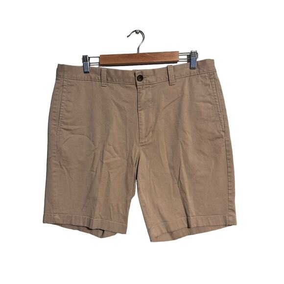 J. Crew Other - J. Crew Khaki Flat Front Shorts 9 inch inseam Men’s size 36